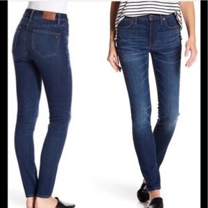 Madewell Womens‎ 9 inch High Rise Skinny Jeans Size 25 Blue